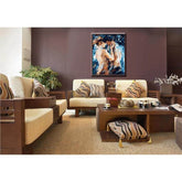 Painting by Numbers Couple in Love Abstract